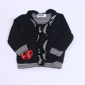Rykiel Girls Black | White Jacket size: 9-12 Months